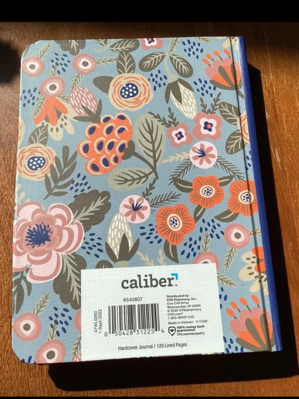 Caliber Hard Cover Journal 120 Lined Pages New